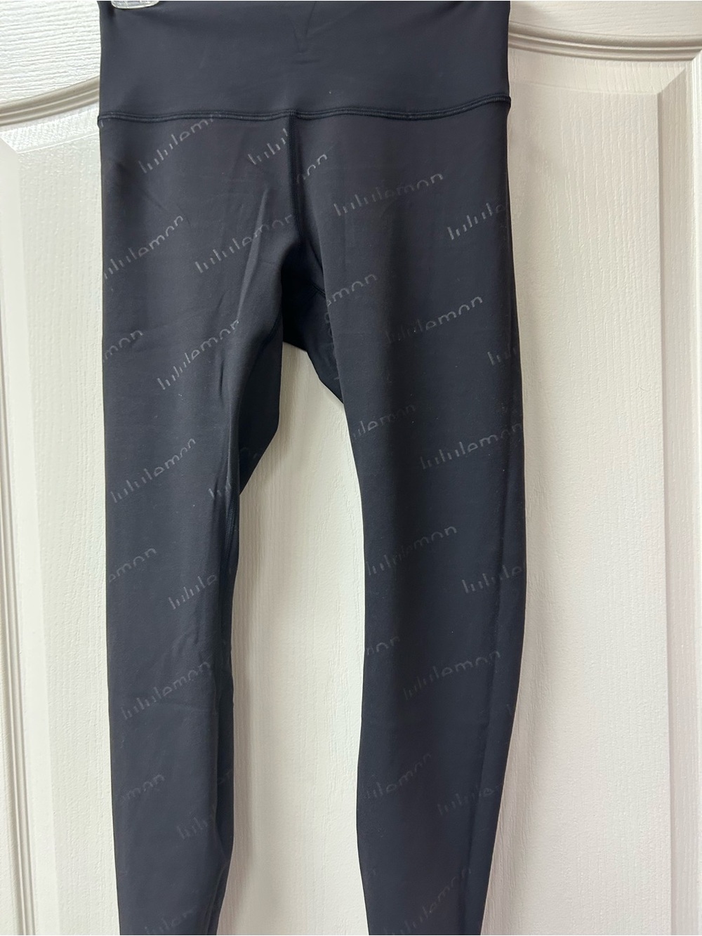 lululemon athletica Black Tonal Logo Leggings